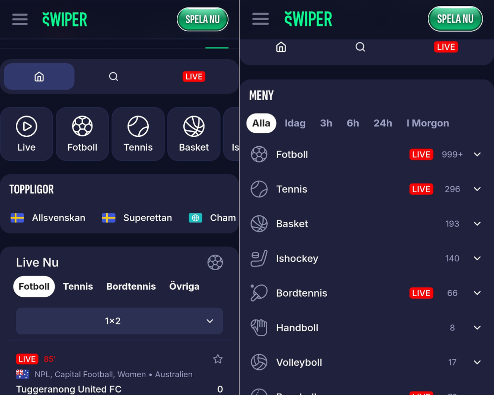 Swipers sportsbook