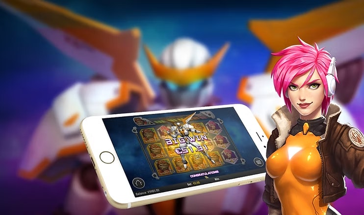 Iron Girl från Play'n GO i mobilen