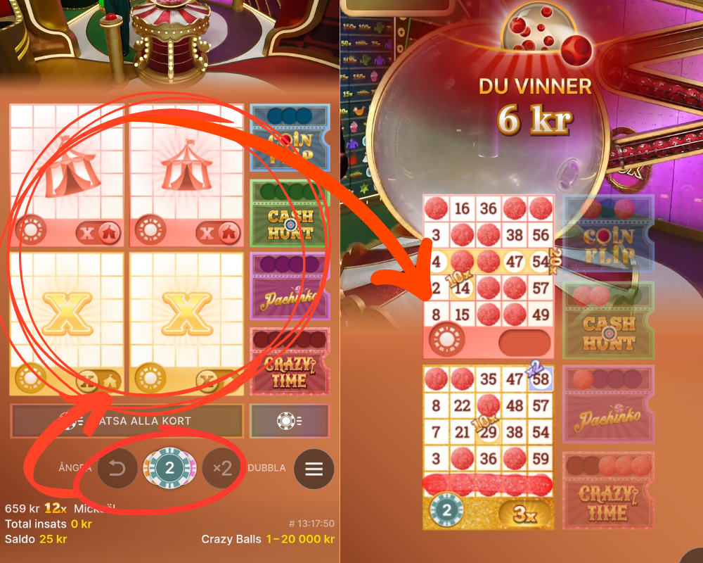 Hur man spelar Evolution Gamings Crazy Balls