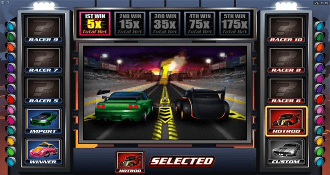 Bonusrundan i Racing For Pinks