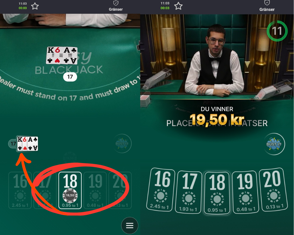 Hur man spelar Easy Blackjack