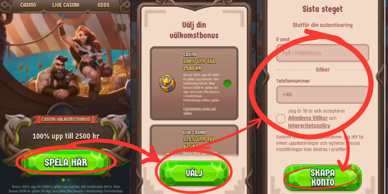 Lodur casino registrering