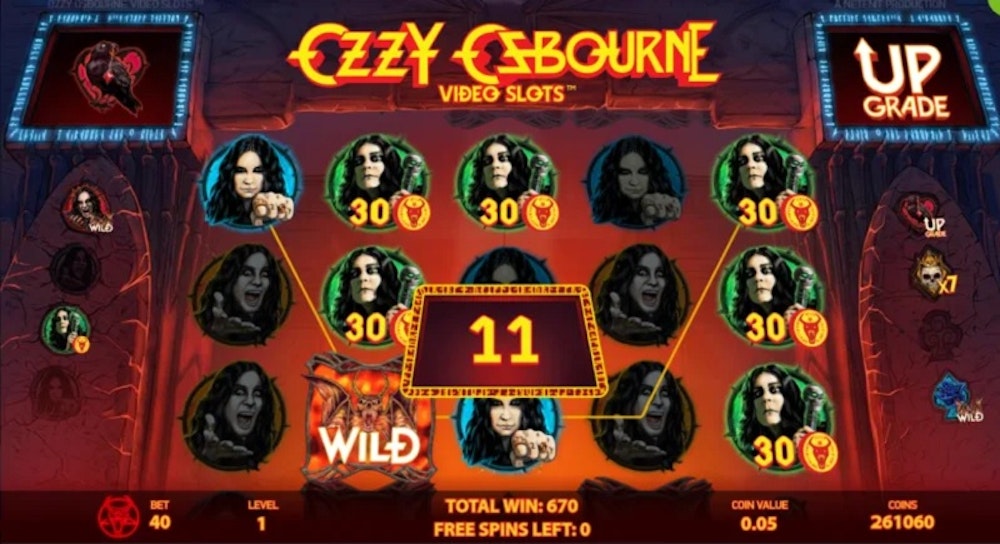 Ozzy Osbourne Slot från NetEnt