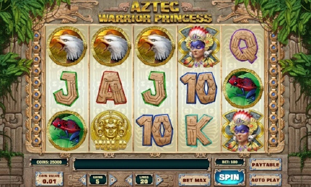 Play'N GO släpper ny slot: Aztek Warrior Princess