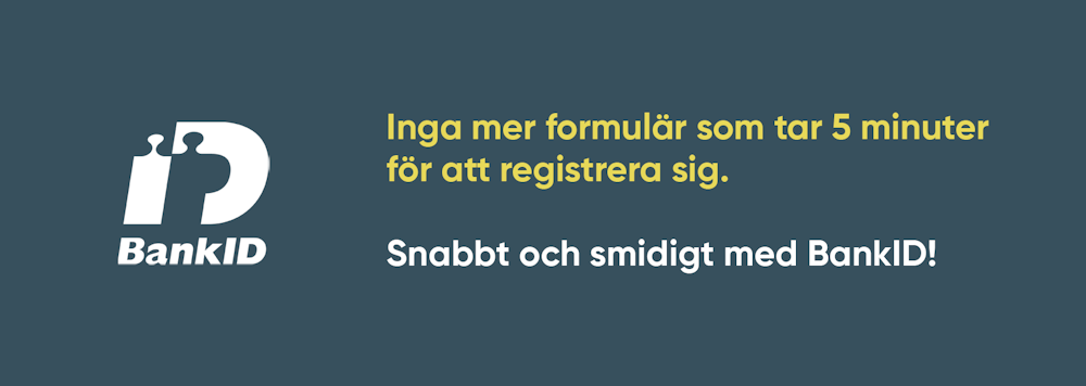 Så mycket smidigare med BankID - och snabbare