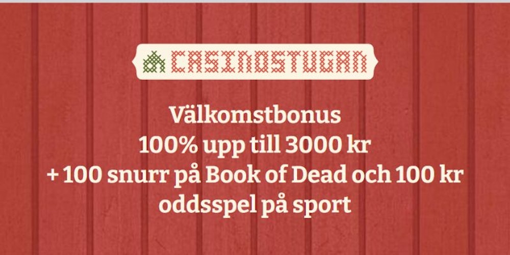 Månadens bonustips – Casinostugan