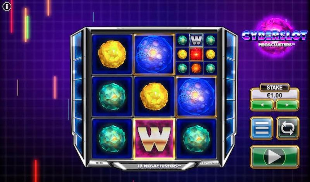Cyberslot Megaclusters Slot from Big Time Gaming
