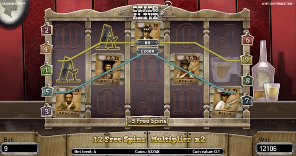 Free Spins i Dead or Alive