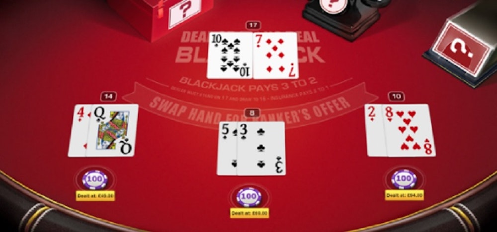 Deal or No Deal Black Jack från Red Tiger Gaming