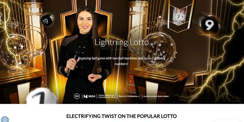 En titt på Evolutions nya Lightning Lotto