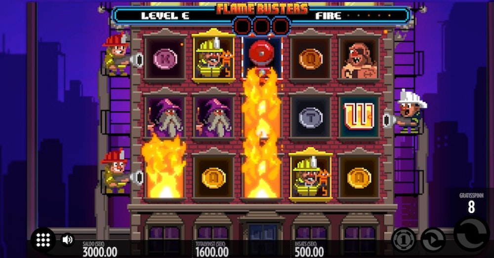 Thunderkick släpper Flame Busters - Hitta casino & spela här!