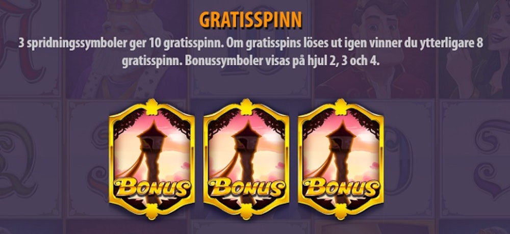 Få Free Spins i spelet