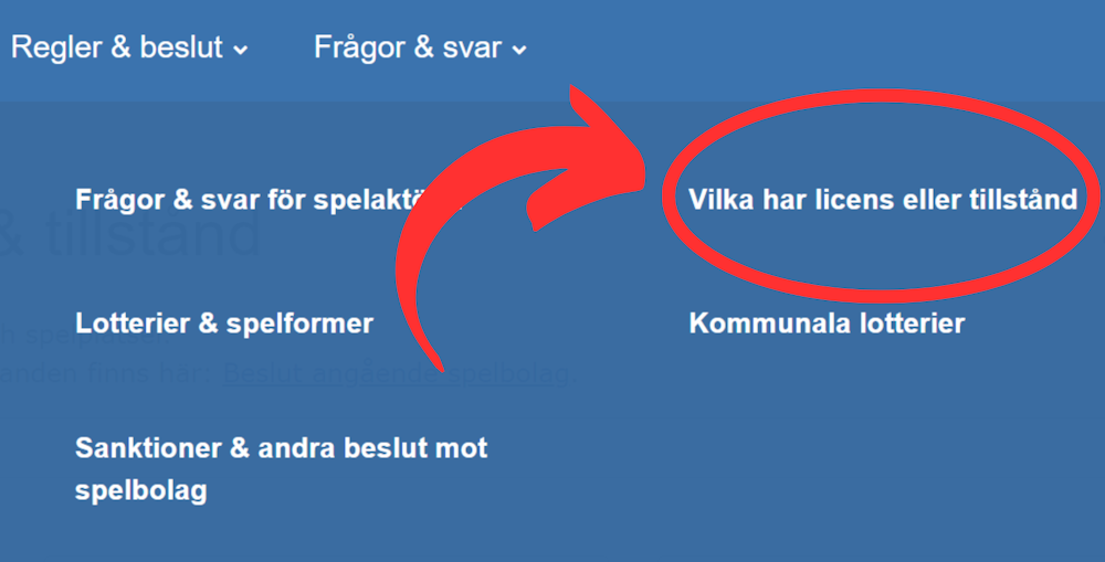  guide kolla licenser spelinspektionens söksida 