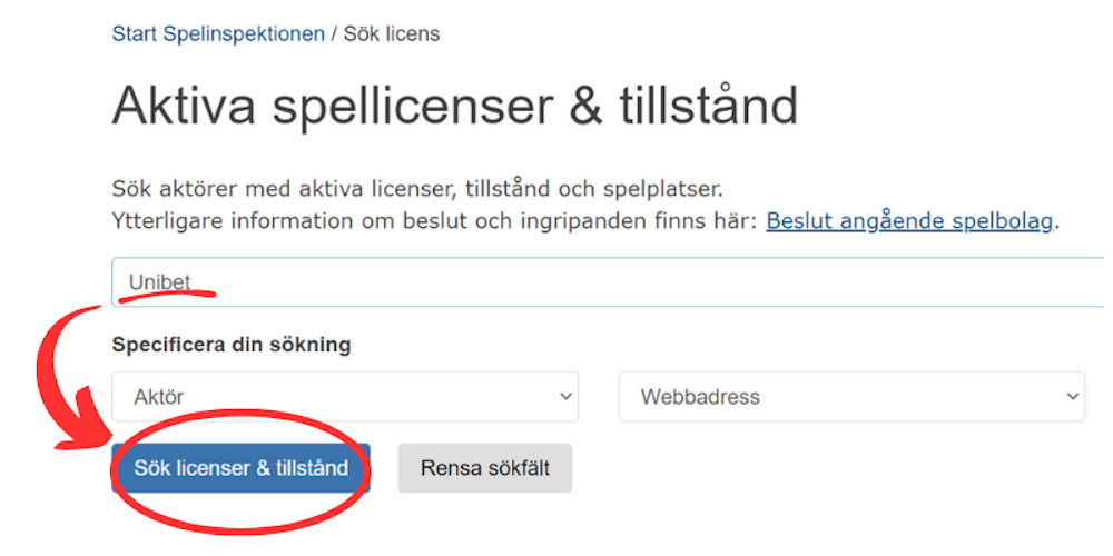  guide kolla licenser spelinspektionens söksida 