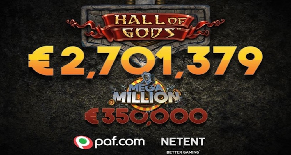 Finsk spelare vann 28 miljoner kronor i Hall of Gods