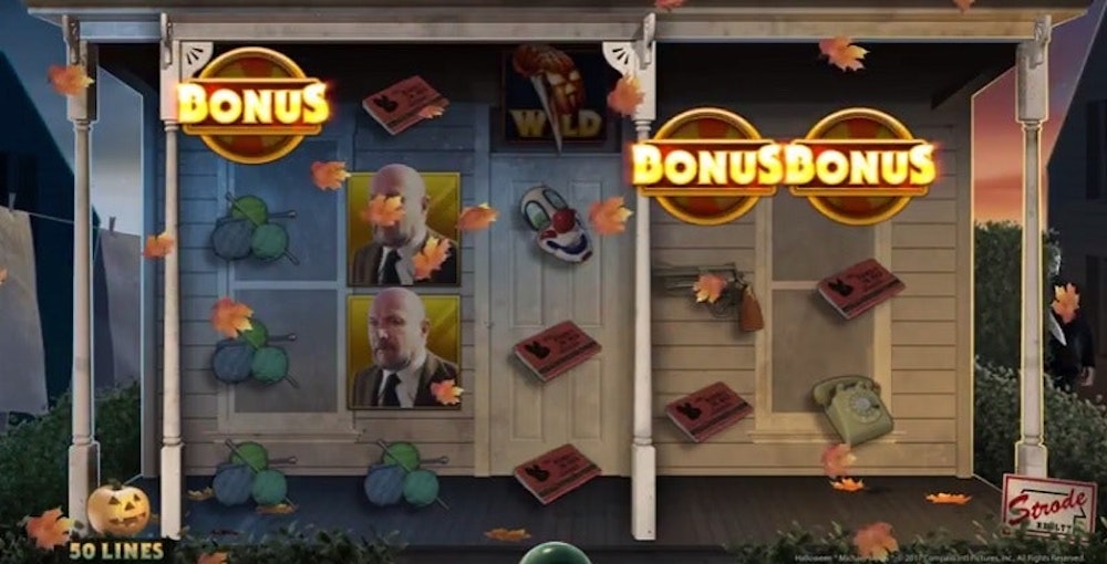 Tre bonussymboler aktiverar bonusfunktionen