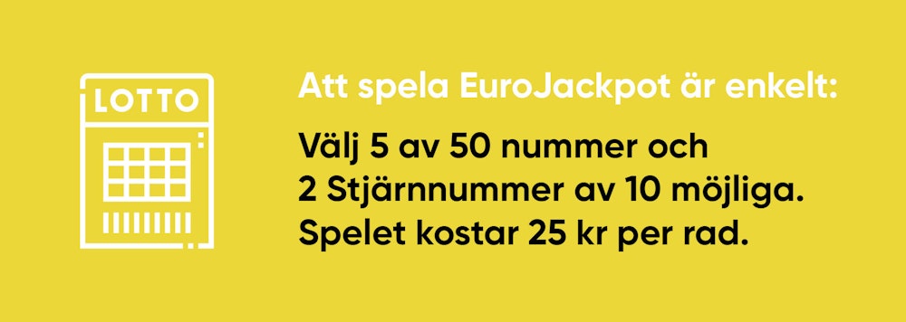 Så här spelar man på EuroJackpot