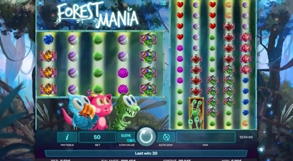 Forest Mania: Ny slot från iSoftbet med 1000 vinstrader