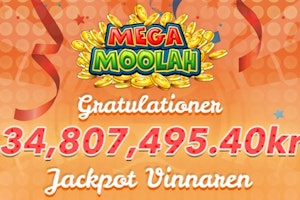 Svenska Niklas vann 34 miljoner på Mega Moolah