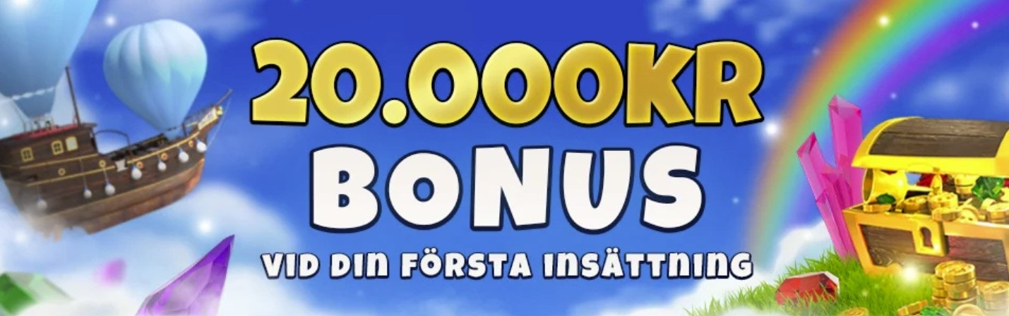 Nytt svenskt casino med rekordhög välkomstbonus