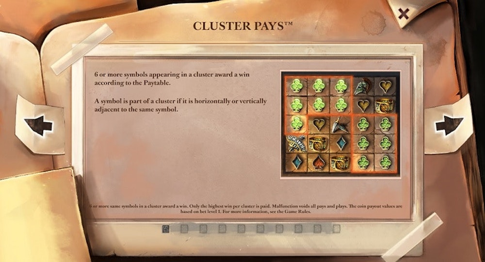 Cluster Pays i Lost Relics
