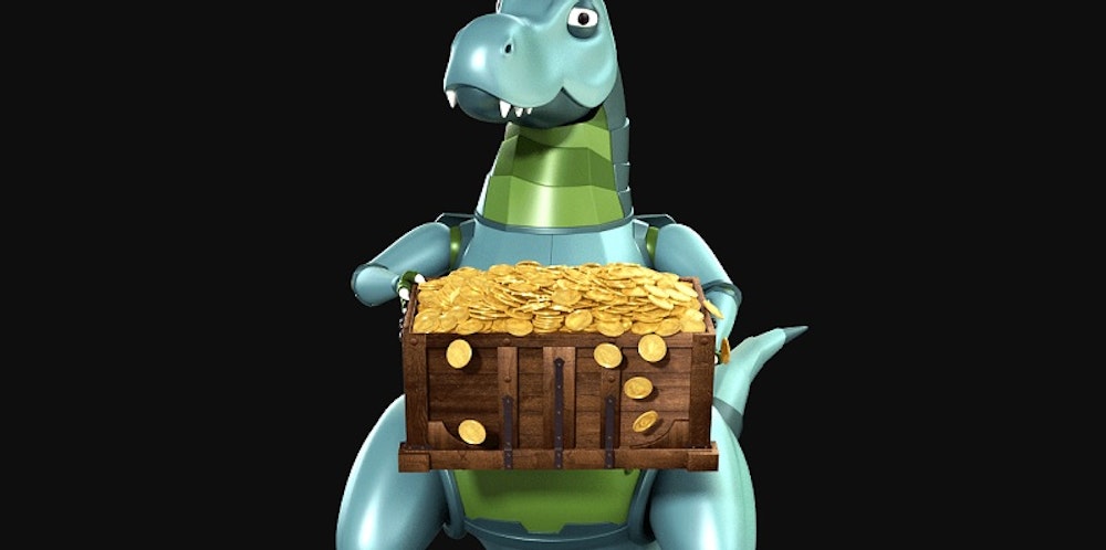 Värdefulla snurr i Dino Rewards