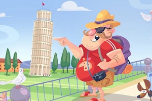 Ta dig till Toppen av Lutande Tornet av Pizza & Vinn Italien-resa
