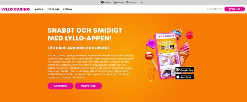 Lyllo Casino har en sprillans ny app