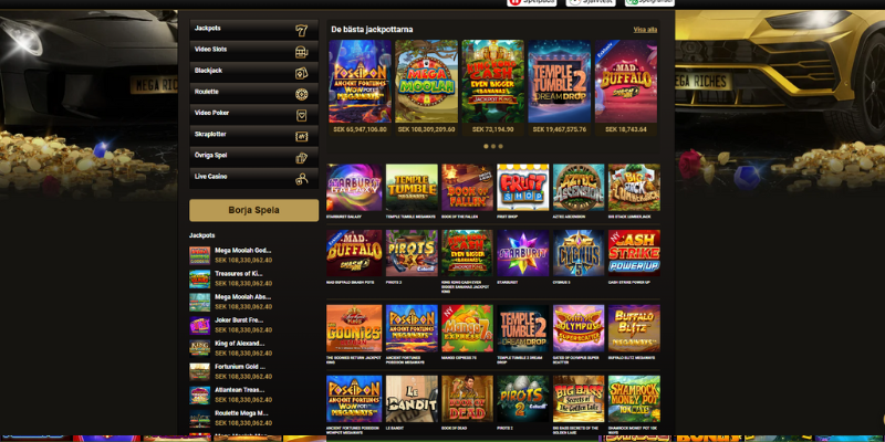 Mega Riches casinolobby