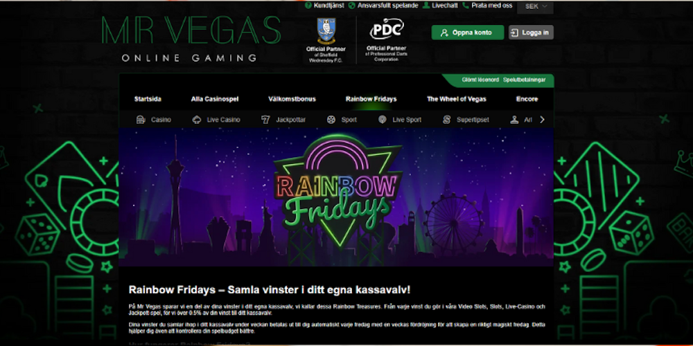 Rainbow Fridays hos Mr Vegas