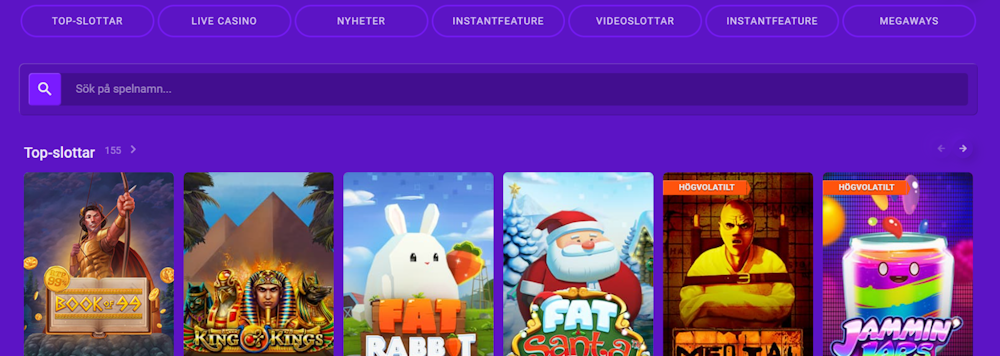 Pixel.bet casino spelutbud