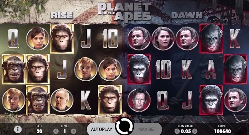 Planet of the Apes från NetEnt kommer nog att bli årets bästa slot