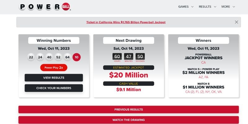 Powerball närmar sig rekordbelopp på 20 miljarder 