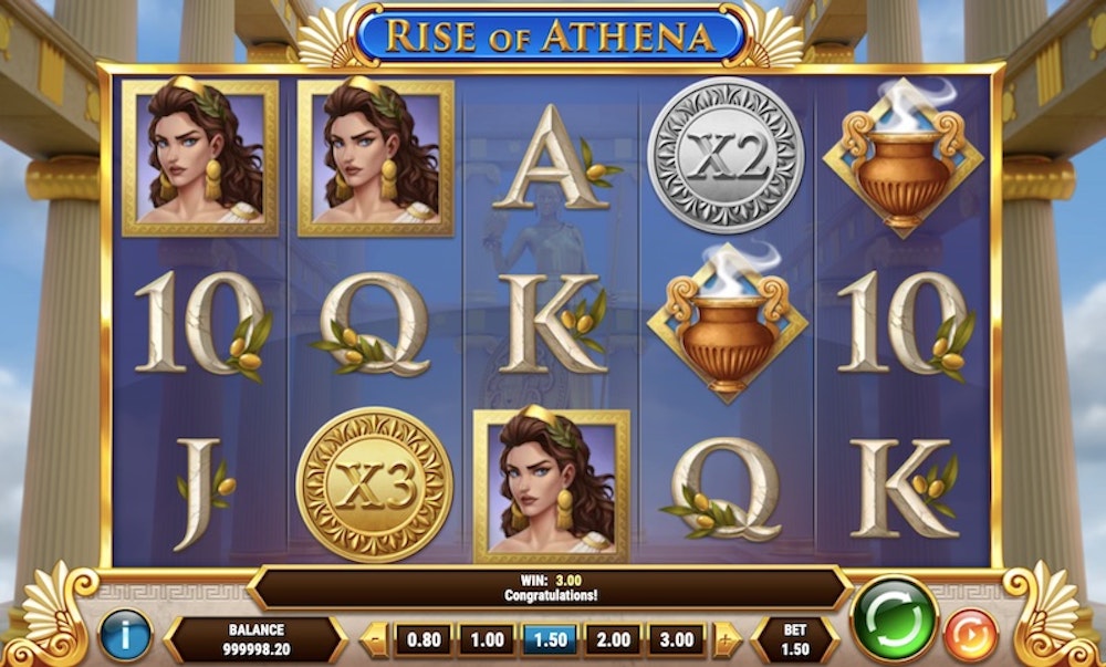 Rise of Athena från Play'N Go