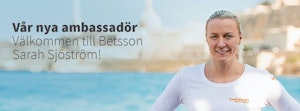 Sarah Sjöström, simstjärnan - Ny ambassadör hos Betsson