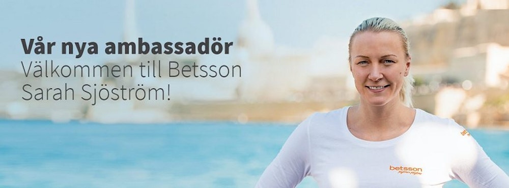 Sarah Sjöström, simstjärnan - Ny ambassadör hos Betsson