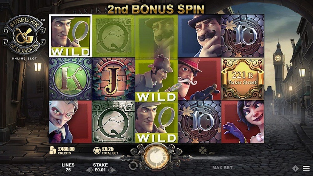 Sherlock of London Slot från Microgaming