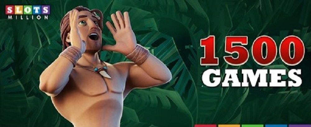 Slotsmillion når 1500 slots i sitt enorma nätcasino