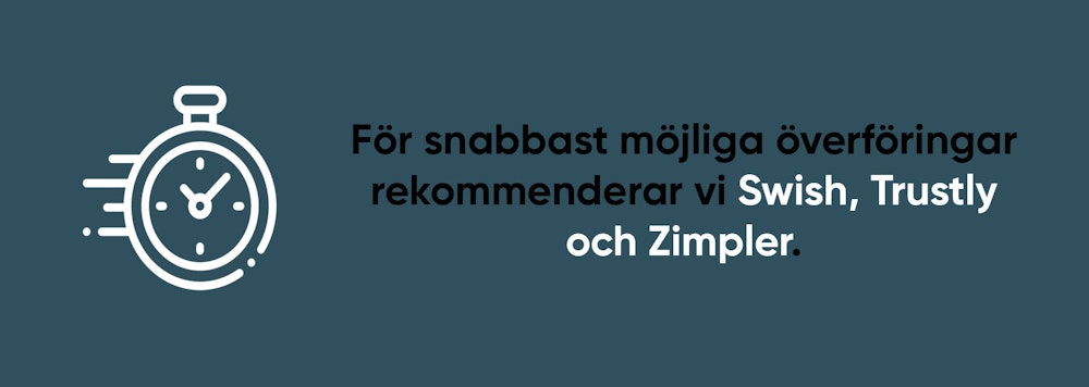 snabba uttag