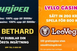 Sommarens hetaste casinobonusar