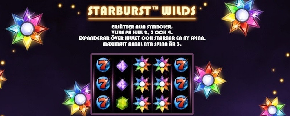 Starburst wilds ger dig respins