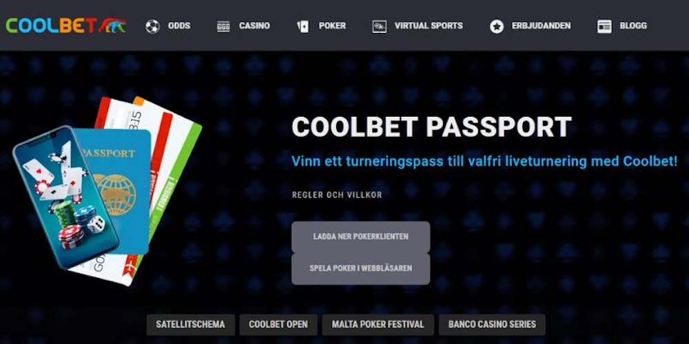 Du hittar erbjudandet under erbjudanden hos CoolBet