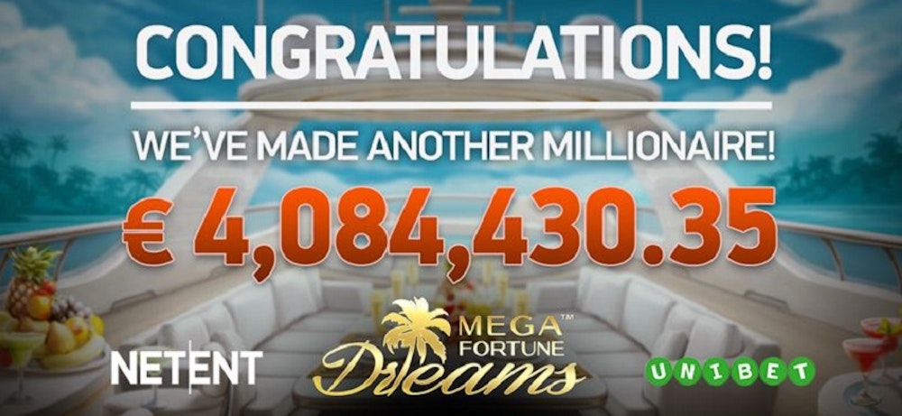 Svensk spelare vann 41 miljoner på Mega Fortune Dreams