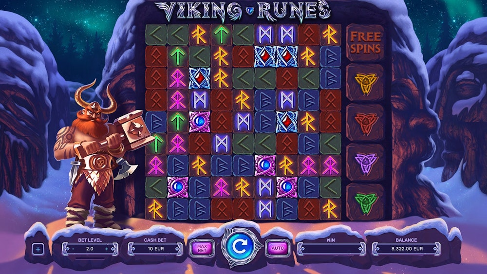 Screenshot från sloten Viking Runes